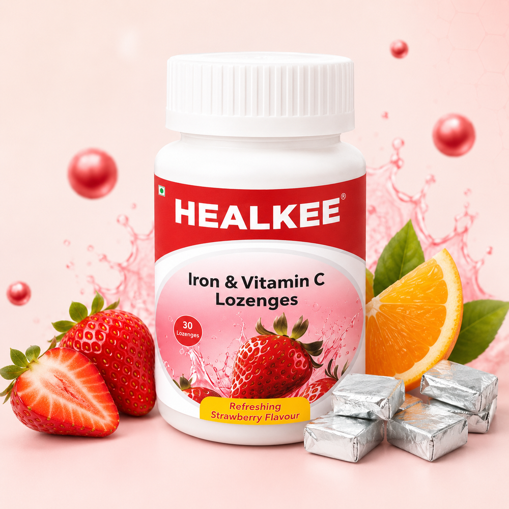 HEALKEE Iron & Vitamin C Lozenges